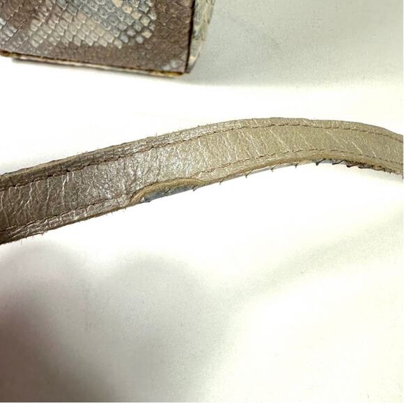 Stuart Weitzman Vintage Snakeskin Purse Mini - Picture 8 of 11